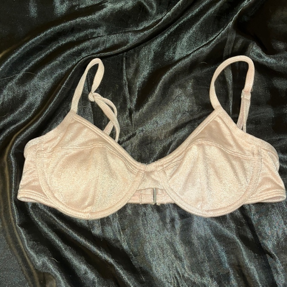 pink sparky target bikini top